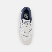 New Balance 550 GS Chaussures Blanc Bleu Femme — immagine 3