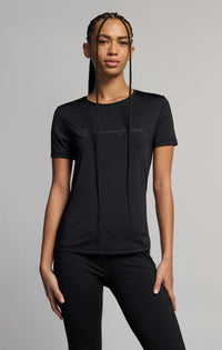 Champion T-Shirt Nera Donna — immagine 2