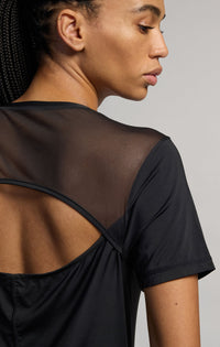 Champion T-Shirt Nera Donna — immagine 3