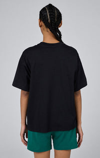 Champion Crewneck T Shirt Nera Donna — immagine 2