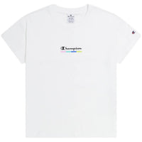 Champion Light Cotton Jersey T-shirt Bianca Donna — immagine 1