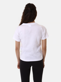 Champion Light Cotton Jersey T-shirt Bianca Donna — immagine 3