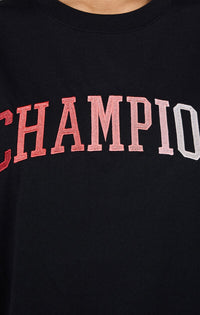 Champion Legacy Icons T-Shirt Nera Donna — immagine 2