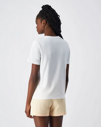 Champion Damen Legacy W-Graphic T-Shirt Bianca Donna — immagine 3