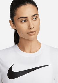 T-Shirt Nike Team Club 20 Blanc Noir Femme — immagine 3