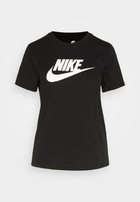 Nike Sportswear Essential T-Shirt Nera Bainca Donna — immagine 1