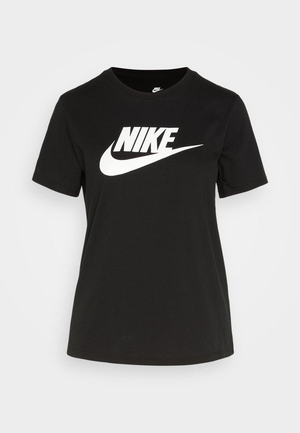 Nike Sportswear Essential T-Shirt Nera Bainca Donna