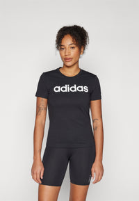 T-shirt Adidas Loungewear Essentials noir pour femme — immagine 2
