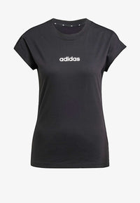 T-shirt Adidas Essentials Linear Noire Femme — immagine 1