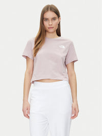 T-shirt courte The North Face pour femme rose — immagine 1