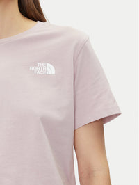 T-shirt courte The North Face pour femme rose — immagine 2
