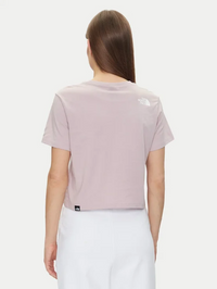 T-shirt courte The North Face pour femme rose — immagine 3