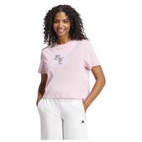 Adidas Tech Graphic Tee T-Shirt Rosa Donna — immagine 1