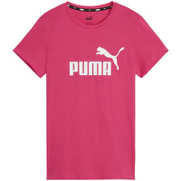 T-shirt Femme Puma Ess Logo Rose — immagine 1