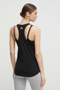 Adidas Top Essentials Canotta Nera Donna — immagine 4