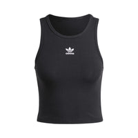 Adidas Essentials Rib Tank Débardeur Noir Blanc Femme — immagine 1