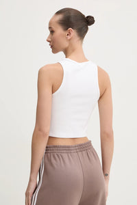 Adidas Essentials Débardeur Blanc Femme — immagine 3