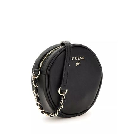 Sac à bandoulière mini Guess Round Sac noir pour enfants filles