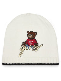 Guess Casquette blanche brodée pour enfants — immagine 1