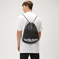Adidas Linear Gymsack Sac noir blanc — immagine 2