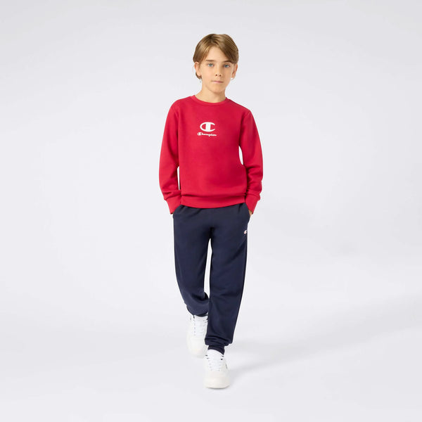 Champion Completo Tuta Rossa Nera Bambini Ragazzi