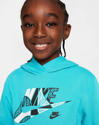 Ensemble survêtement Nike New Outside Turquoise Noir Enfants — immagine 3