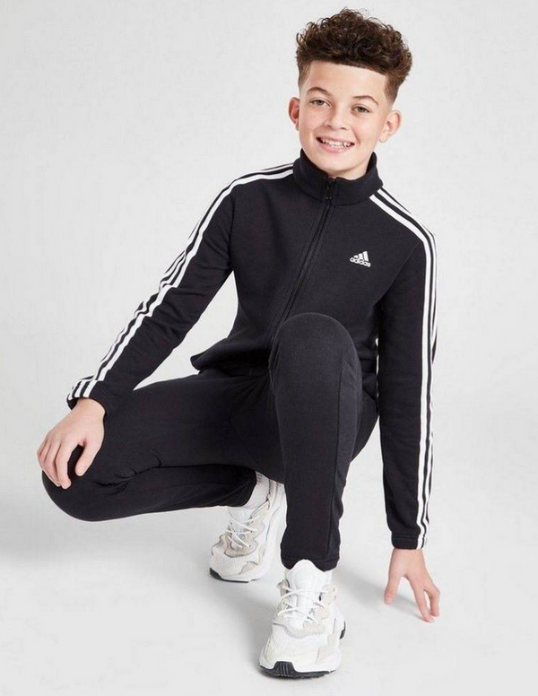 Adidas Essentials French Terry Completo Tuta Nero Bambini Ragazzi