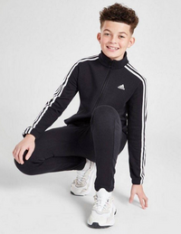 Adidas Essentials French Terry Ensemble Survêtement Noir Enfants Garçons — immagine 2