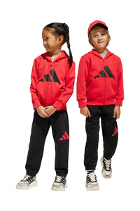 Adidas Essentials Ensemble survêtement bébé rouge noir — immagine 3