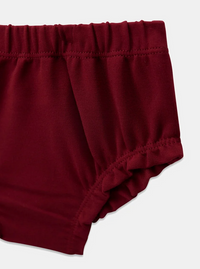 Guess Kids Completo 2 Pezzi Vestito Mutandine Bordeaux Bambina — immagine 4