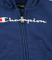 Champion Blend Fleece  Completo Tuta Blu Nero Bambino — immagine 2