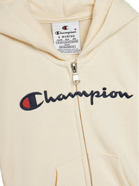 Champion Icons Full Zip Completo Tuta Beige Blu Bambino — immagine 3