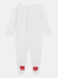 Guess Baby Tutina Neonato Bianca Bambini — immagine 2