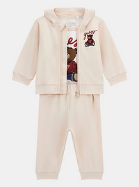 Guess Baby Completo 3 Pezzi Beige Bianca Bambini — immagine 1