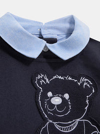 Guess Kids Ensemble Jean et T-shirt Bleu Enfant — immagine 3