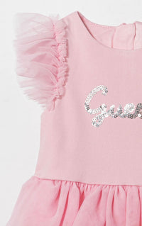 Guess Baby Robe tout rose pour bébé fille — immagine 2
