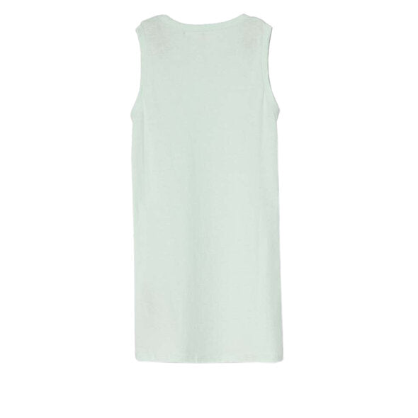 Guess Children's Vestito Verde Acqua Logata Bambine Ragazze
