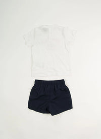 Ensemble Champion blanc et noir pour enfant — immagine 2