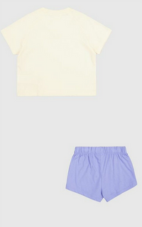 Champion Icon Completo Beige Lilla Bambina — immagine 2