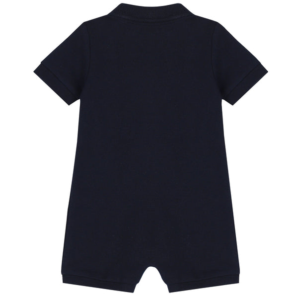 Guess Baby Bodi Blu Con Stampa Bambino