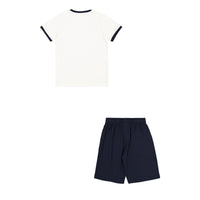 Champion Graphic Completo 2 Pezzi Bianco Blu Bambino — immagine 2