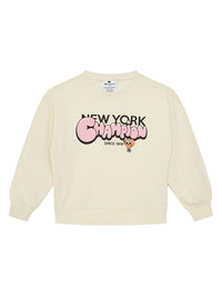 Champion Legacy Completo Tuta Rosa Nero Bambina — immagine 3
