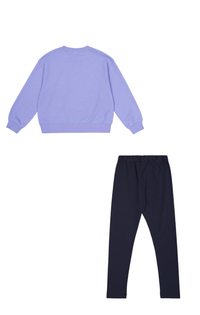 Champion Legacy Completo Tuta Lilla Blu Bambina — immagine 2