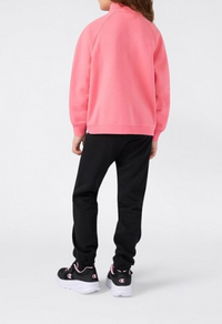 Champion Completo Tuta Full Zip Rosa Nero Bambina — immagine 3