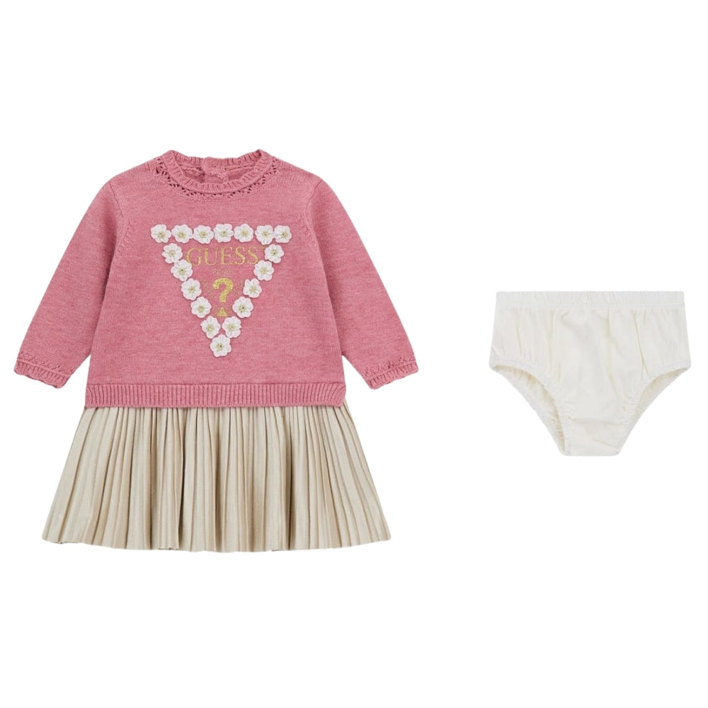 Guess Kids Ensemble 2 Pièces Rose Beige Fille