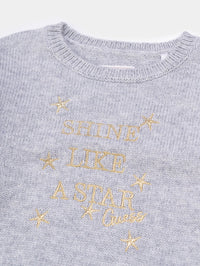 Guess Kids Vestito Grigio Bianco Bambina — immagine 3