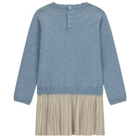 Guess kids Robe en viscose mélangée bleu beige pour enfant — immagine 2