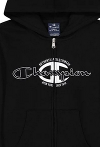 Champion Sweat-shirt Zippé à Capuche Noir Enfant — immagine 2