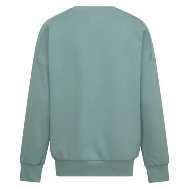 Converse Crewneck Child Gfx Ft Felpa Girocollo Verde Bambini