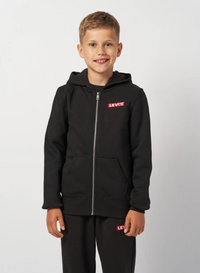 Sweat à capuche zippé noir Levi's pour bébés garçons — immagine 2